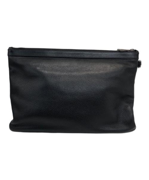 JIMMY CHOO（ジミーチュウ）JIMMY CHOO (ジミーチュウ) スタースタッズクラッチバッグ ブラックの古着・服飾アイテム