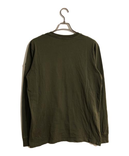 MONCLER（モンクレール）MONCLER (モンクレール) MAGLIA MANICA LUNGA Tシャツ/マリアマニカルンガティーシャツ グリーン サイズ:Lの古着・服飾アイテム