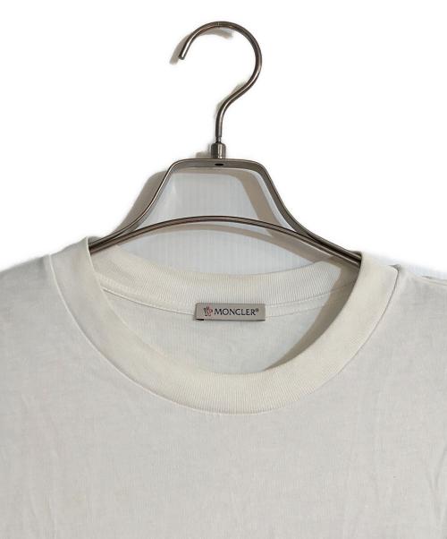 MONCLER（モンクレール）MONCLER (モンクレール) LS TSHIRT ホワイト サイズ:Sの古着・服飾アイテム