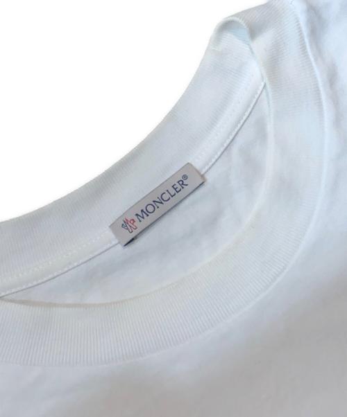 MONCLER（モンクレール）MONCLER (モンクレール) LS TSHIRT ホワイト サイズ:Sの古着・服飾アイテム