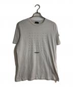 MONCLERモンクレール）の古着「シリコンワッペンTシャツ」｜ホワイト