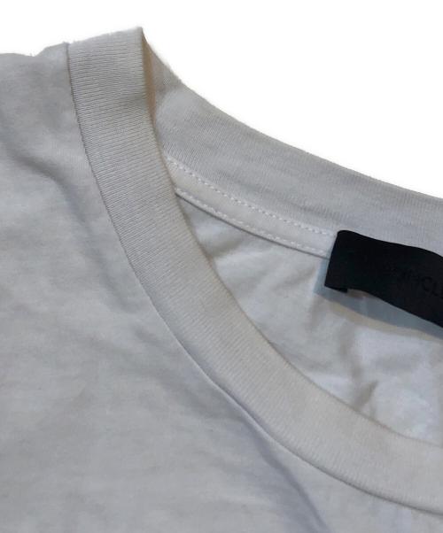 MONCLER（モンクレール）MONCLER (モンクレール) シリコンワッペンTシャツ ホワイト サイズ:Mの古着・服飾アイテム