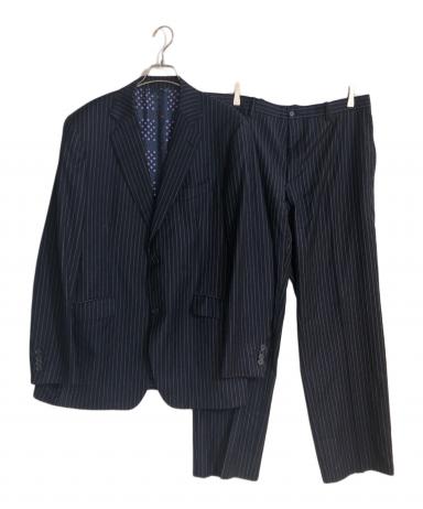 中古・古着通販】ETRO (エトロ) 総柄ライニングストライプウール