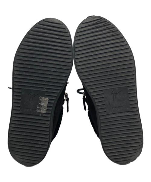 GIUSEPPE ZANOTTI（ジュゼッペザノッティ）GIUSEPPE ZANOTTI (ジュゼッペザノッティ) ムートンスニーカー ブラック サイズ:37の古着・服飾アイテム