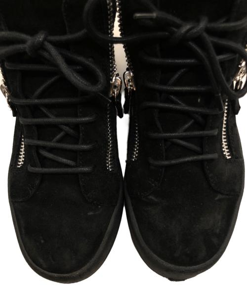 GIUSEPPE ZANOTTI（ジュゼッペザノッティ）GIUSEPPE ZANOTTI (ジュゼッペザノッティ) ムートンスニーカー ブラック サイズ:37の古着・服飾アイテム