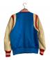 DIESEL (ディーゼル) 袖レザースタジャン ブルー サイズ:M：13000円