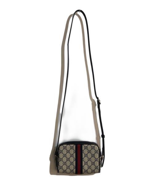 GUCCI（グッチ）GUCCI (グッチ) オフィディアGGスプリーム ミニ バッグ ベージュの古着・服飾アイテム