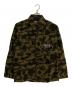 A BATHING APE（ア ベイシング エイプ）の古着「1st カモフランネルシャツ」｜グリーン
