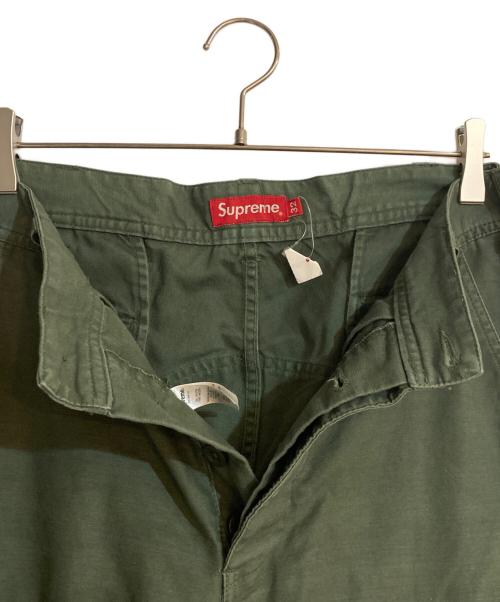 SUPREME（シュプリーム）Supreme (シュプリーム) 切替カーゴパンツ グリーン サイズ:81cm (W32)の古着・服飾アイテム