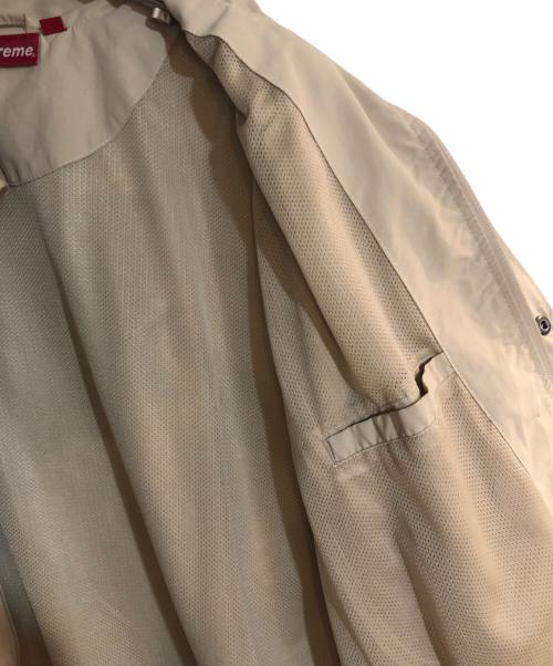 SUPREME（シュプリーム）SUPREME (シュプリーム) Spellout Embroidered Track Jacket／スペルアウト エンブロイダリー トラック ジャケット ベージュ サイズ:Ｌの古着・服飾アイテム