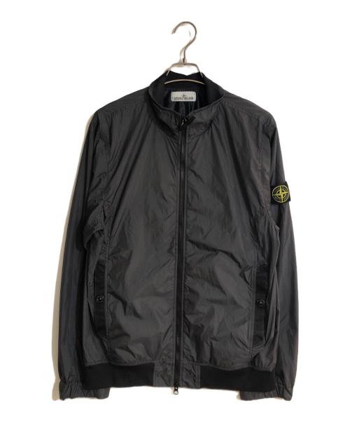 STONE ISLAND（ストーンアイランド）STONE ISLAND (ストーンアイランド) GARMENT DYED CRINKLE REPS NY ブラック サイズ:Lの古着・服飾アイテム