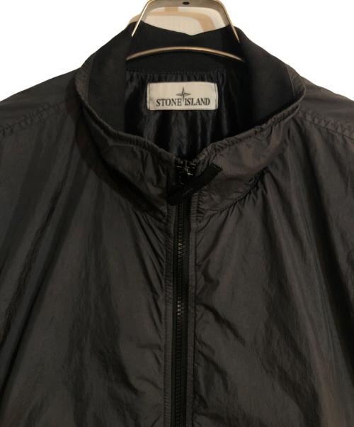 STONE ISLAND（ストーンアイランド）STONE ISLAND (ストーンアイランド) GARMENT DYED CRINKLE REPS NY ブラック サイズ:Lの古着・服飾アイテム