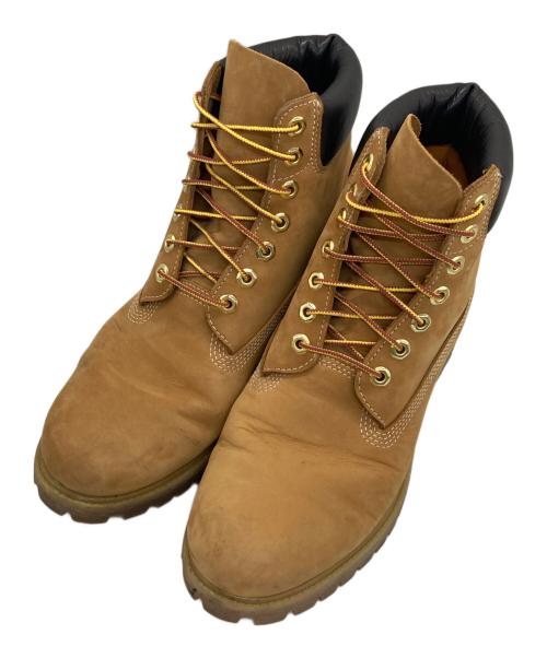 Timberland（ティンバーランド）Timberland (ティンバーランド) 6インチイエロープレミアムブーツ ブラウン サイズ:27.5㎝の古着・服飾アイテム