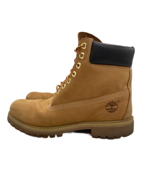 Timberland（ティンバーランド）Timberland (ティンバーランド) 6インチイエロープレミアムブーツ ブラウン サイズ:27.5㎝の古着・服飾アイテム