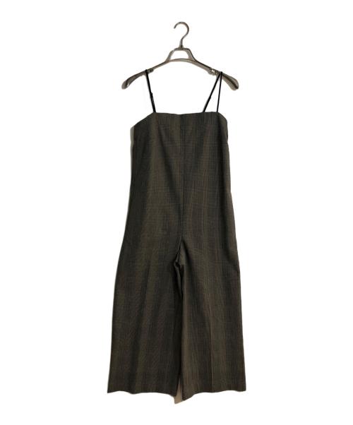 BABYLONE（バビロン）BABYLONE (バビロン) RIOチェックコンビネゾン ブラウン サイズ:FREE 未使用品の古着・服飾アイテム