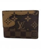 LOUIS VUITTONルイ ヴィトン）の古着「ポルトフォイユ・スレンダー」｜ブラウン
