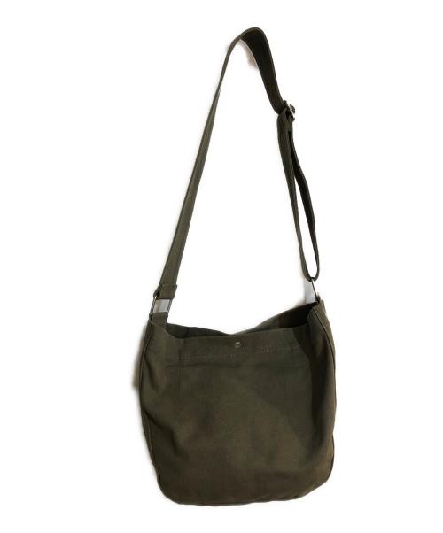 A.P.C.（アーペーセー）A.P.C. (アーペーセー) ジャーナルロゴ スモールショルダーバッグ グリーンの古着・服飾アイテム