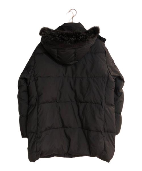 BURBERRY LONDON（バーバリーロンドン）BURBERRY LONDON (バーバリーロンドン) ブルーフロストファーダウンジャケット ブラック サイズ:Lの古着・服飾アイテム