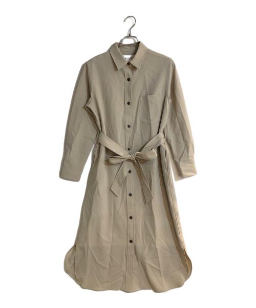 SOEJU（ソージュ）SOEJU (ソージュ) ソフトオックスシャツワンピース ベージュ サイズ:Mの古着・服飾アイテム
