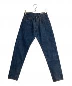 Evisu Jeansエヴィスジーンズ）の古着「シンチバックカモメデニムパンツ」｜インディゴ