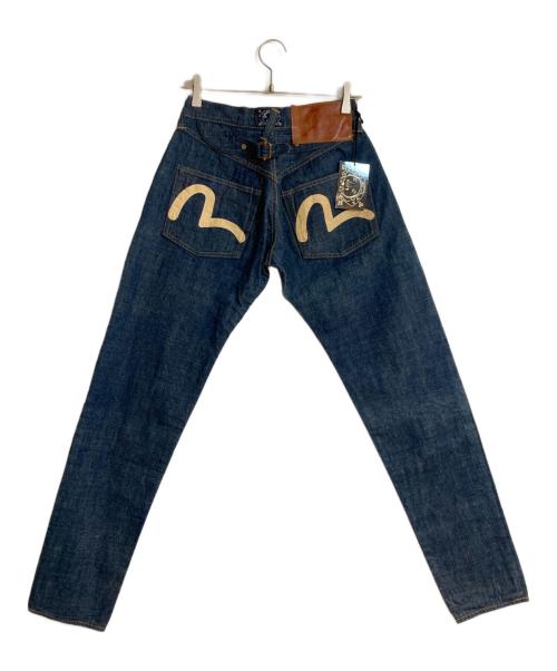Evisu Jeans（エヴィスジーンズ）Evisu Jeans (エヴィスジーンズ) シンチバックカモメデニムパンツ インディゴ サイズ:W30×L35 未使用品の古着・服飾アイテム