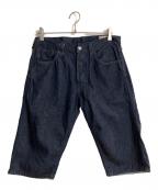 Evisu Jeansエヴィスジーンズ）の古着「カモメデニムハーフパンツ」｜インディゴ