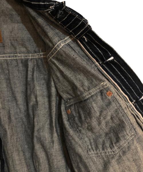 THE FLAT HEAD（ザ・フラットヘッド）THE FLAT HEAD (ザ・フラットヘッド) 10oz染抜ドットウォバッシュジャケット インディゴ サイズ:38の古着・服飾アイテム