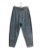 Hed Maynerヘド メイナー）の古着「ドッキングデニムパンツ」｜インディゴ