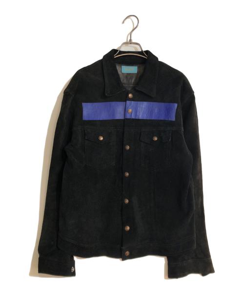 UNDERCOVER（アンダーカバー）UNDERCOVER (アンダーカバー) 97AWスウェードトラッカージャケット ブラック サイズ:Lの古着・服飾アイテム