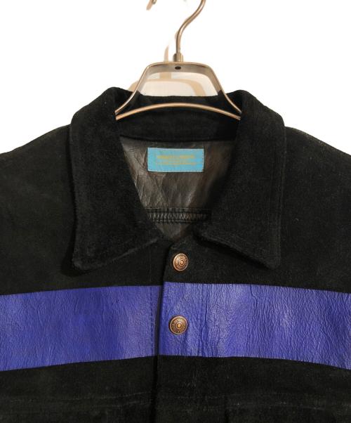 UNDERCOVER（アンダーカバー）UNDERCOVER (アンダーカバー) 97AWスウェードトラッカージャケット ブラック サイズ:Lの古着・服飾アイテム