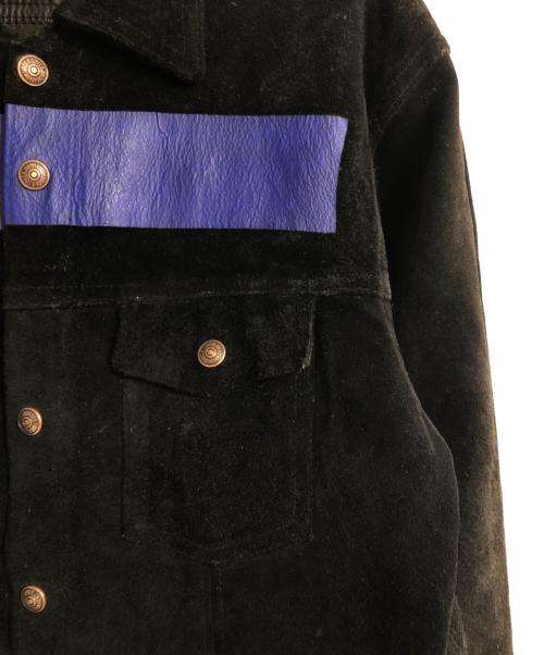 UNDERCOVER（アンダーカバー）UNDERCOVER (アンダーカバー) 97AWスウェードトラッカージャケット ブラック サイズ:Lの古着・服飾アイテム