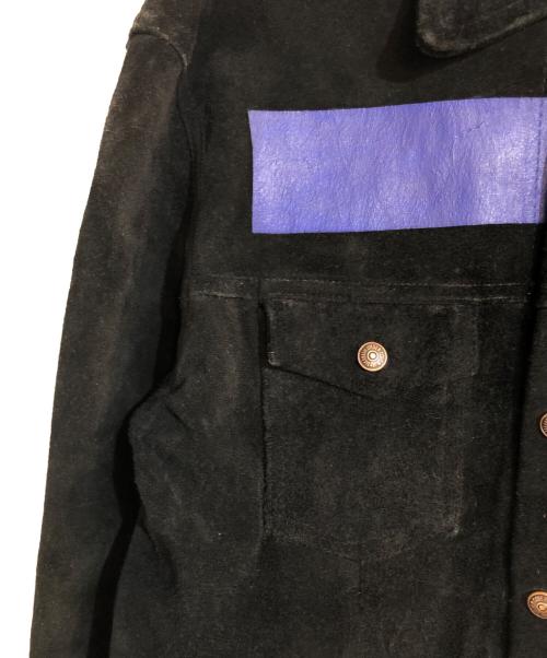 UNDERCOVER（アンダーカバー）UNDERCOVER (アンダーカバー) 97AWスウェードトラッカージャケット ブラック サイズ:Lの古着・服飾アイテム