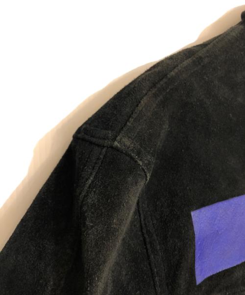 UNDERCOVER（アンダーカバー）UNDERCOVER (アンダーカバー) 97AWスウェードトラッカージャケット ブラック サイズ:Lの古着・服飾アイテム