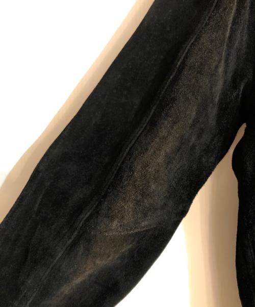 UNDERCOVER（アンダーカバー）UNDERCOVER (アンダーカバー) 97AWスウェードトラッカージャケット ブラック サイズ:Lの古着・服飾アイテム