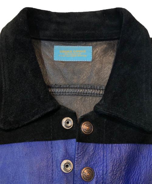 UNDERCOVER（アンダーカバー）UNDERCOVER (アンダーカバー) 97AWスウェードトラッカージャケット ブラック サイズ:Lの古着・服飾アイテム