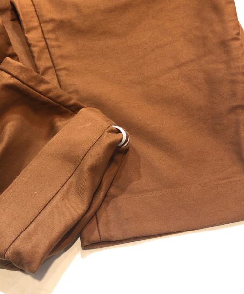 Hed Mayner（ヘド メイナー）Hed Mayner (ヘド メイナー) 22SS 6プリーツパンツ ブラウン サイズ:Mの古着・服飾アイテム