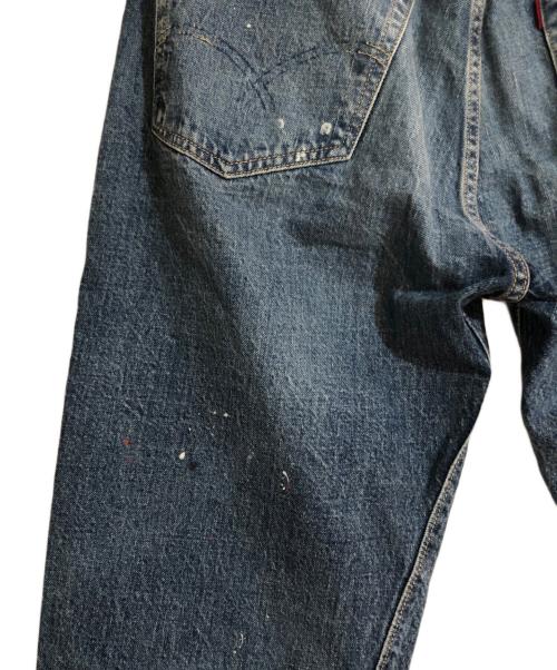 WAREHOUSE（ウエアハウス）WAREHOUSE (ウエアハウス) ペイント加工デニムパンツ インディゴ サイズ:W33の古着・服飾アイテム