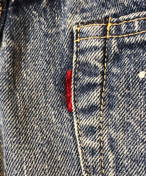 WAREHOUSE（ウエアハウス）WAREHOUSE (ウエアハウス) ペイント加工デニムパンツ インディゴ サイズ:W33の古着・服飾アイテム