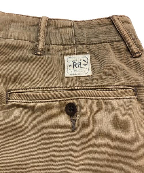 RRL（ダブルアールエル）RRL (ダブルアールエル) ガーメントダイオフィサートラウザーパンツ ブラウン サイズ:W29×L32の古着・服飾アイテム
