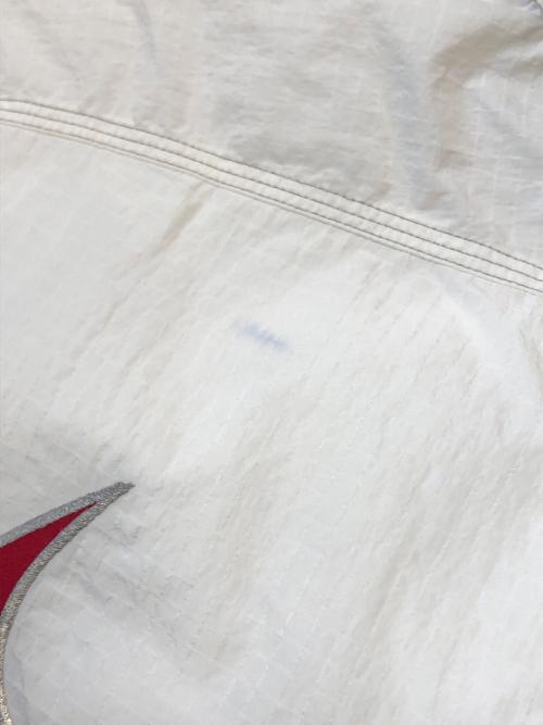 NIKE（ナイキ）NIKE (ナイキ) Supreme (シュプリーム) Ripstop Pullover /リップストップ プルオーバー  ホワイト サイズ:Ｌの古着・服飾アイテム