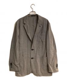 PAUL SMITH（ポールスミス）の古着「ウールシアサッカー シングル2B ジャケット」｜グレー