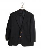 Burberry'sバーバリーズ）の古着「タスマニアウール金ボタンブレザー」｜ネイビー