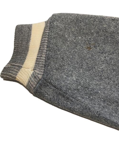 POST O'ALLS（ポストオーバーオールズ）POST O'ALLS (ポストオーバーオールズ) ジップアップスタジャン グレー サイズ:46の古着・服飾アイテム