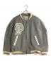 POST O'ALLS（ポストオーバーオールズ）の古着「ジップアップスタジャン」｜グレー