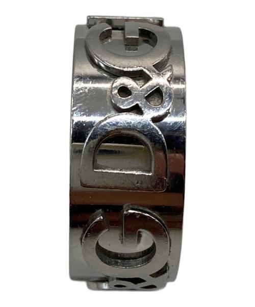 DOLCE & GABBANA（ドルチェ＆ガッバーナ）DOLCE & GABBANA (ドルチェ＆ガッバーナ) 立体ロゴリング シルバー サイズ:20号の古着・服飾アイテム