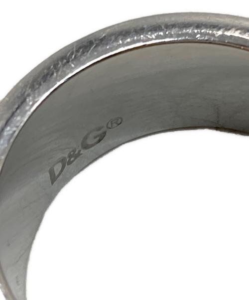 DOLCE & GABBANA（ドルチェ＆ガッバーナ）DOLCE & GABBANA (ドルチェ＆ガッバーナ) 立体ロゴリング シルバー サイズ:20号の古着・服飾アイテム