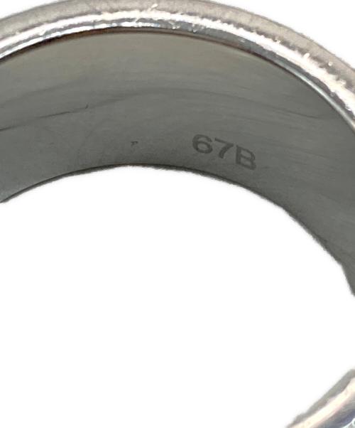 DOLCE & GABBANA（ドルチェ＆ガッバーナ）DOLCE & GABBANA (ドルチェ＆ガッバーナ) 立体ロゴリング シルバー サイズ:20号の古着・服飾アイテム