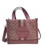 COACHコーチ）の古着「デンプシートートバッグ」｜ピンク