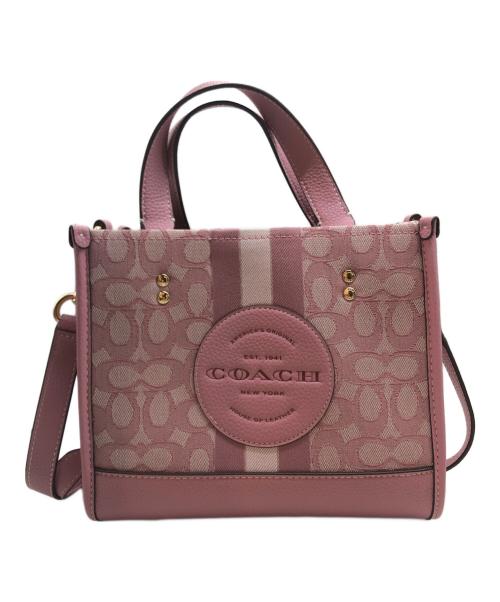 COACH（コーチ）COACH (コーチ) デンプシートートバッグ ピンクの古着・服飾アイテム