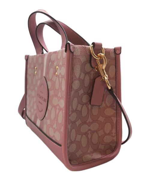 COACH（コーチ）COACH (コーチ) デンプシートートバッグ ピンクの古着・服飾アイテム